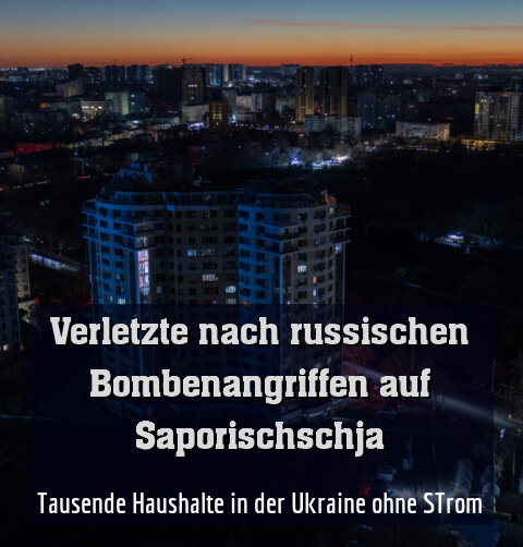Tausende Haushalte in der Ukraine ohne STrom