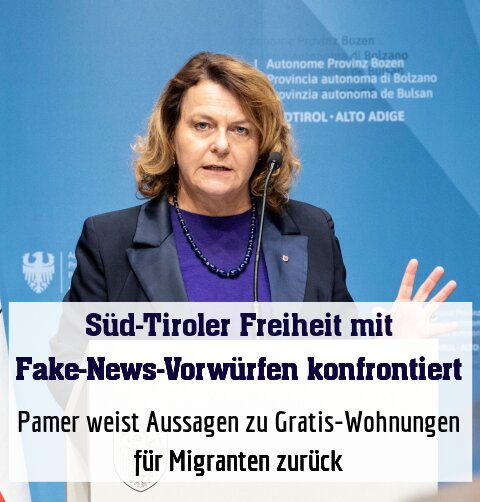 Pamer weist Aussagen zu Gratis-Wohnungen für Migranten zurück