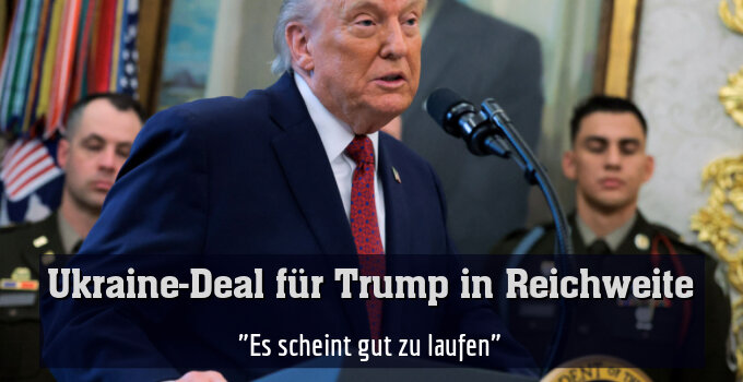 "Es scheint gut zu laufen"