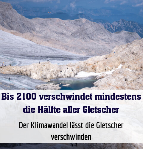 Der Klimawandel lässt die Gletscher verschwinden