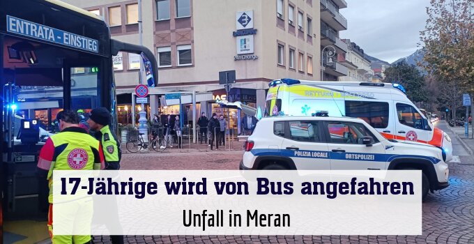 Unfall in Meran