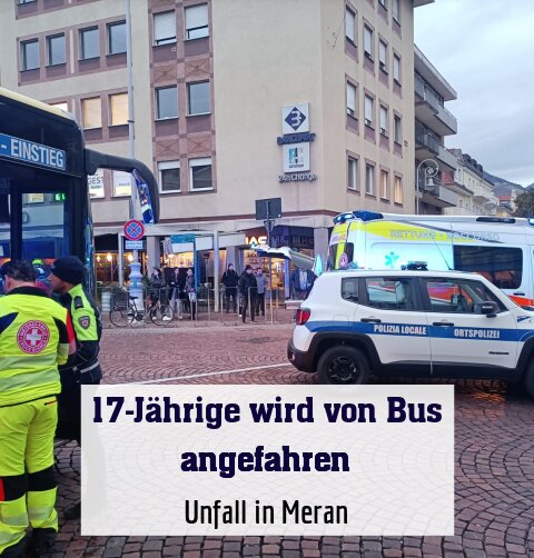 Unfall in Meran