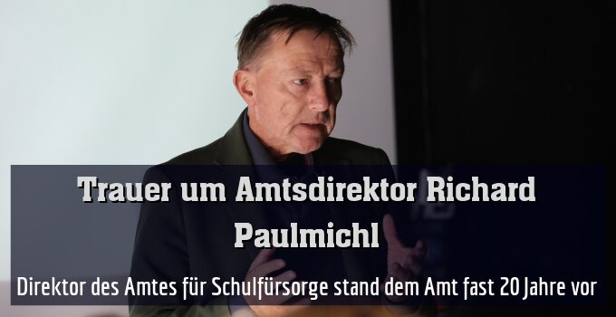 Direktor des Amtes für Schulfürsorge stand dem Amt fast 20 Jahre vor