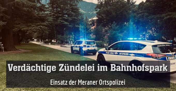 Einsatz der Meraner Ortspolizei