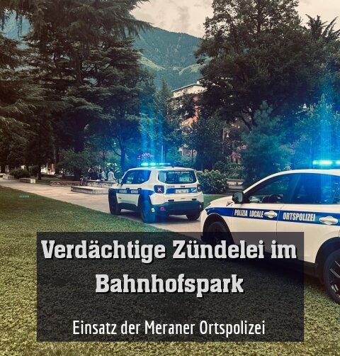 Einsatz der Meraner Ortspolizei