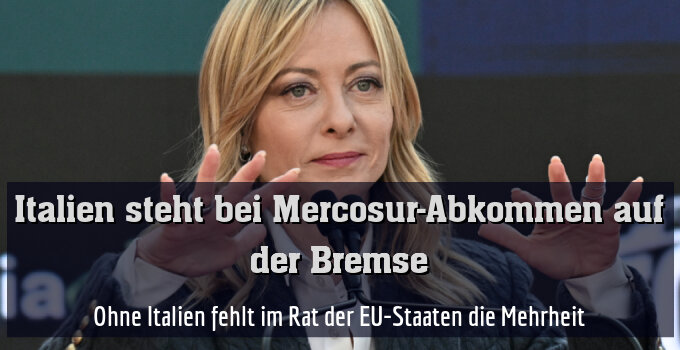 Ohne Italien fehlt im Rat der EU-Staaten die Mehrheit