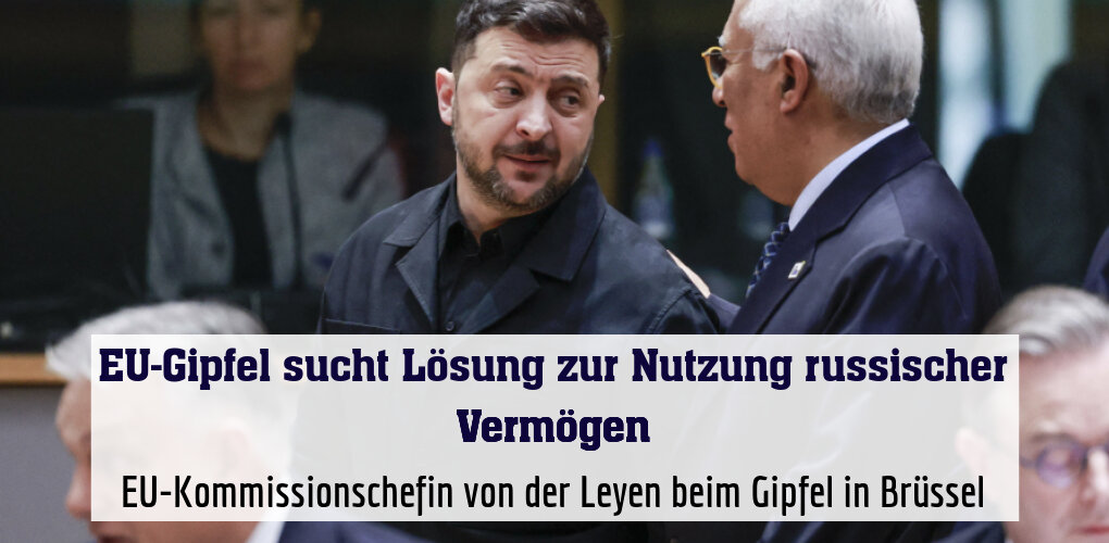 EU-Gipfel in Brüssel mit Selenskyj