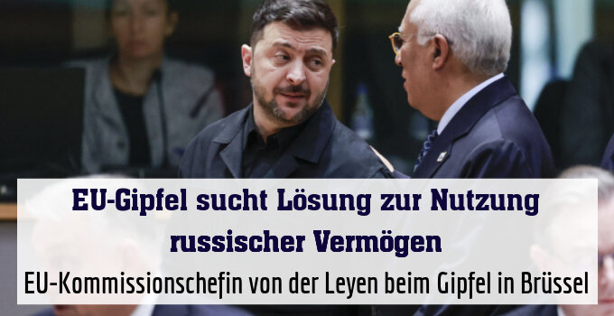 EU-Gipfel in Brüssel mit Selenskyj