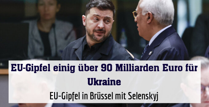 EU-Gipfel in Brüssel mit Selenskyj