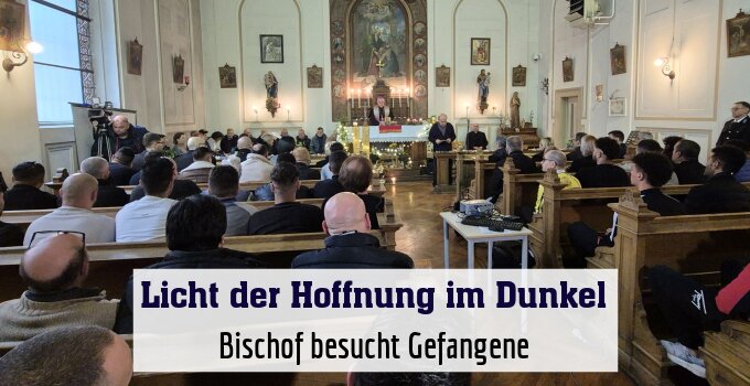 Bischof besucht Gefangene