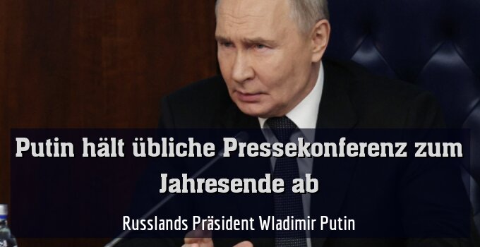 Russlands Präsident Wladimir Putin