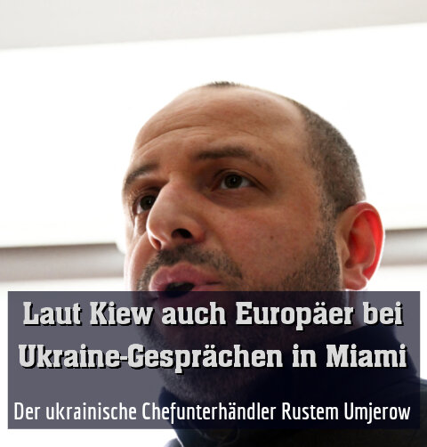 Der ukrainische Chefunterhändler Rustem Umjerow