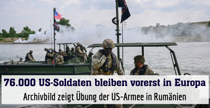 Archivbild zeigt Übung der US-Armee in Rumänien