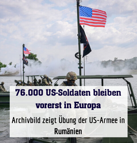 Archivbild zeigt Übung der US-Armee in Rumänien