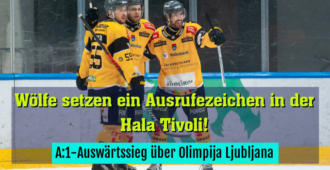 A:1-Auswärtssieg über Olimpija Ljubljana