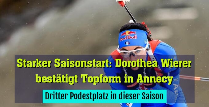 Dritter Podestplatz in dieser Saison