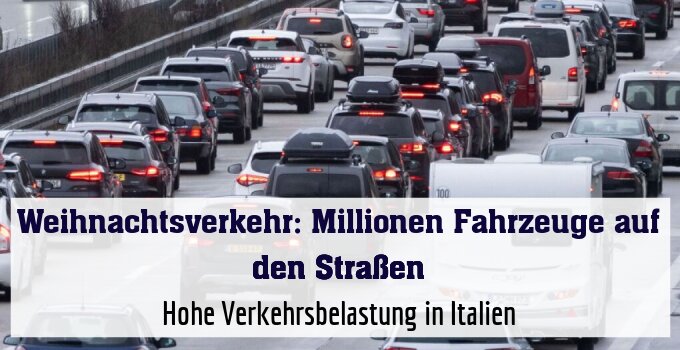 Hohe Verkehrsbelastung in Italien