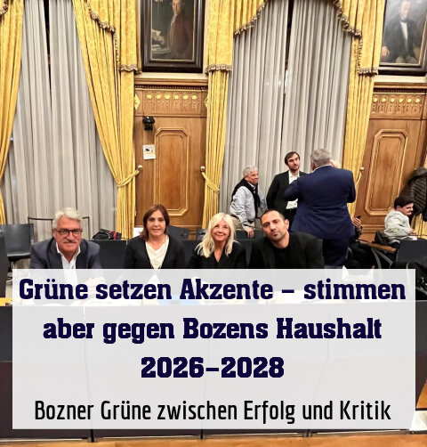 Bozner Grüne zwischen Erfolg und Kritik