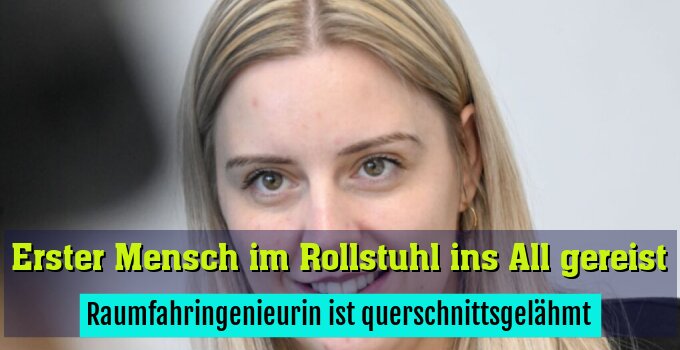 Raumfahringenieurin ist querschnittsgelähmt