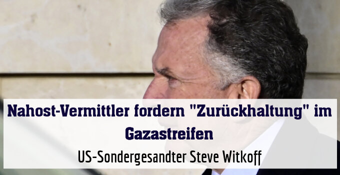 US-Sondergesandter Steve Witkoff