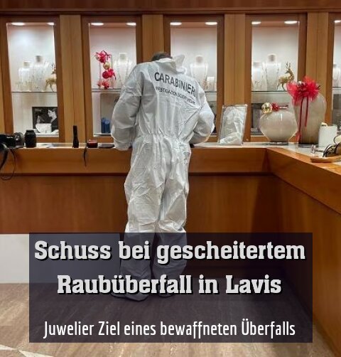 Juwelier Ziel eines bewaffneten Überfalls