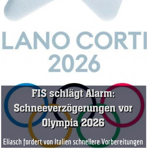 Eliasch fordert von Italien schnellere Vorbereitungen