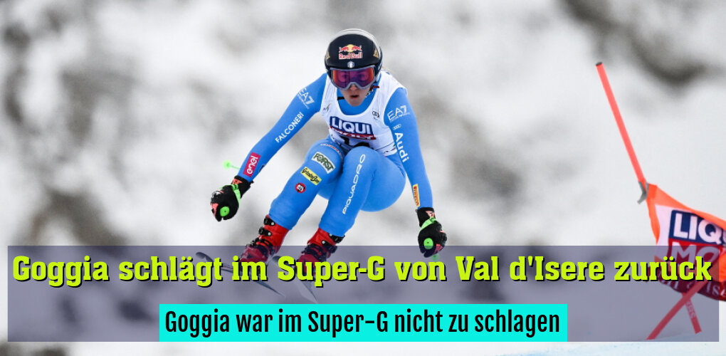 Goggia war im Super-G nicht zu schlagen