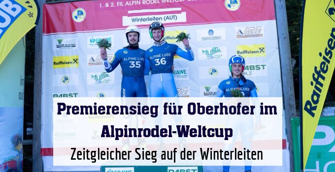 Zeitgleicher Sieg auf der Winterleiten