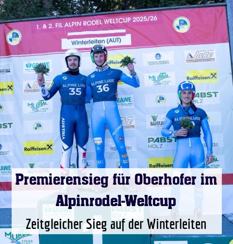 Zeitgleicher Sieg auf der Winterleiten