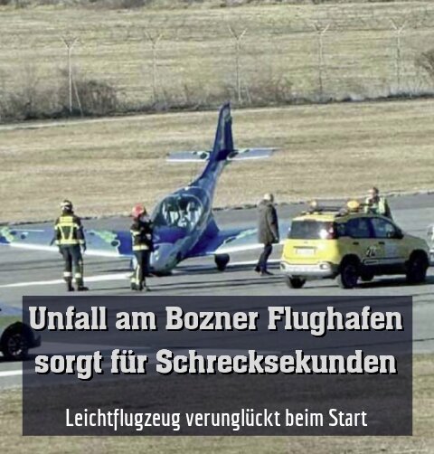 Leichtflugzeug verunglückt beim Start