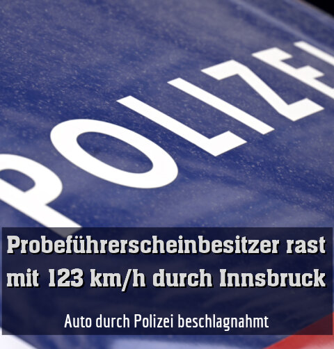 Auto durch Polizei beschlagnahmt