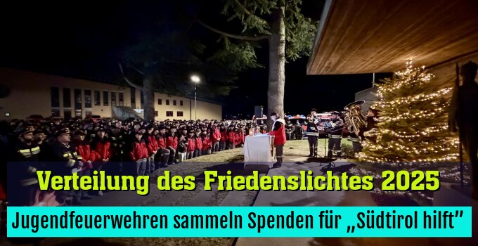 Jugendfeuerwehren sammeln Spenden für „Südtirol hilft”