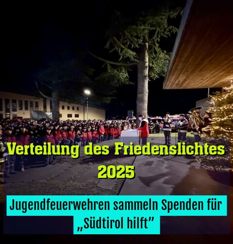 Jugendfeuerwehren sammeln Spenden für „Südtirol hilft”