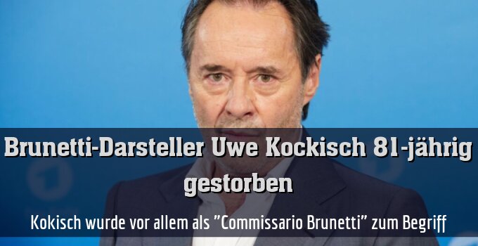 Kokisch wurde vor allem als "Commissario Brunetti" zum Begriff