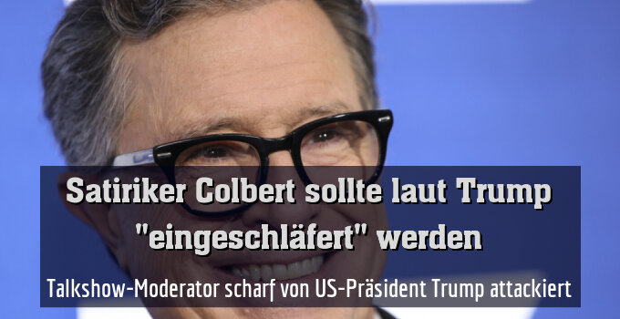 Talkshow-Moderator scharf von US-Präsident Trump attackiert
