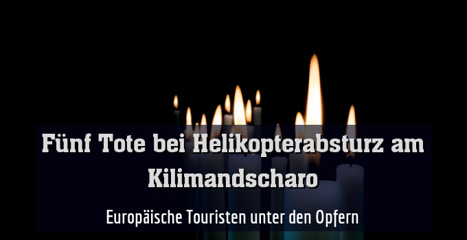 Europäische Touristen unter den Opfern