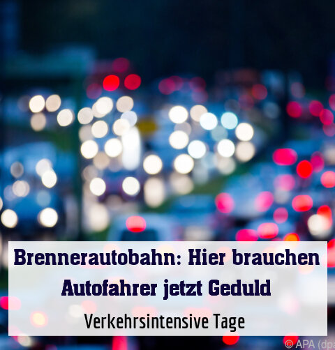 Verkehrsintensive Tage 