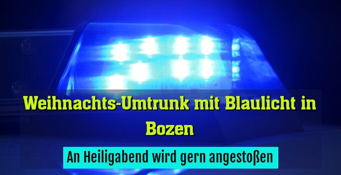 An Heiligabend wird gern angestoßen