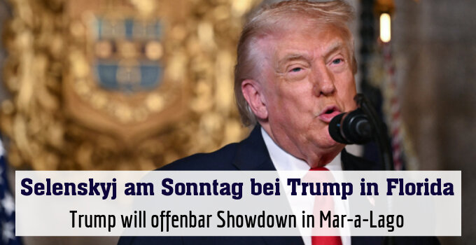 Trump will offenbar Showdown in Mar-a-Lago