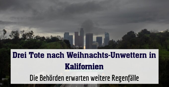 Die Behörden erwarten weitere Regenfälle