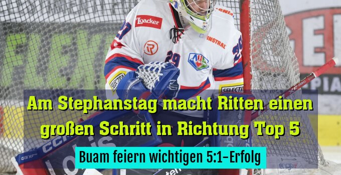 Buam feiern wichtigen 5:1-Erfolg