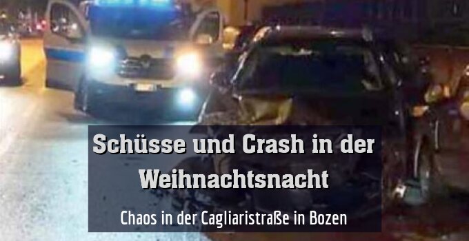 Chaos in der Cagliaristraße in Bozen