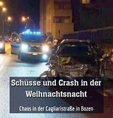 Chaos in der Cagliaristraße in Bozen