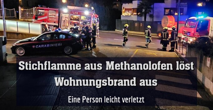 Eine Person leicht verletzt