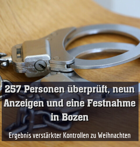 Polizei verstärkt Kontrollen zu Weihnachten