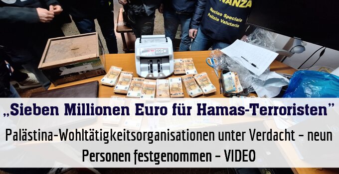 Palästina-Wohltätigkeitsorganisationen unter Verdacht – neun Personen festgenommen – VIDEO