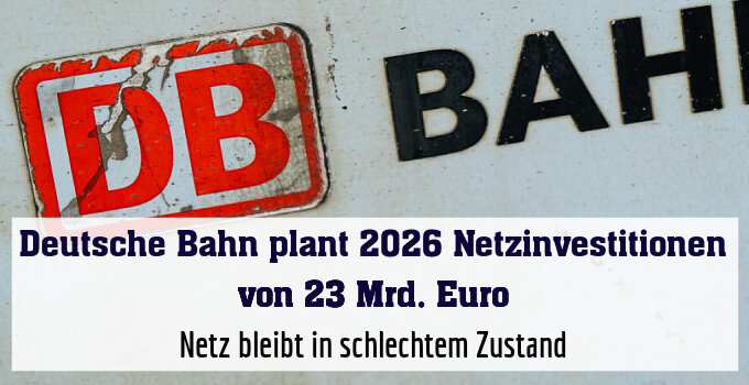 Netz bleibt in schlechtem Zustand