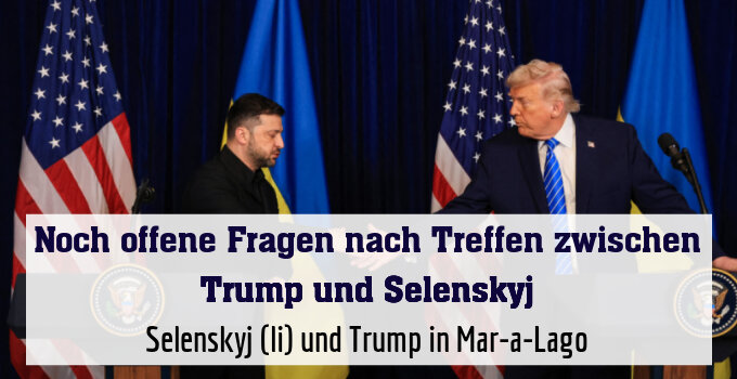 Trump und Selenskyj nach ihrem Gespräch zuversichtlich
