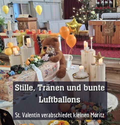St. Valentin verabschiedet kleinen Moritz