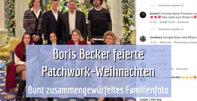 Bunt zusammengewürfeltes Familienfoto